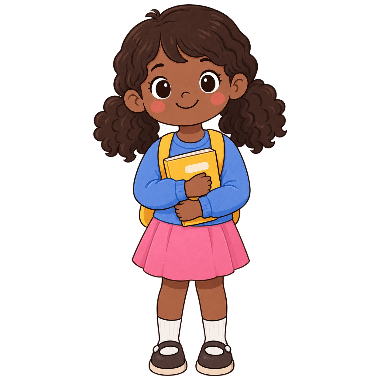 Child holding a book